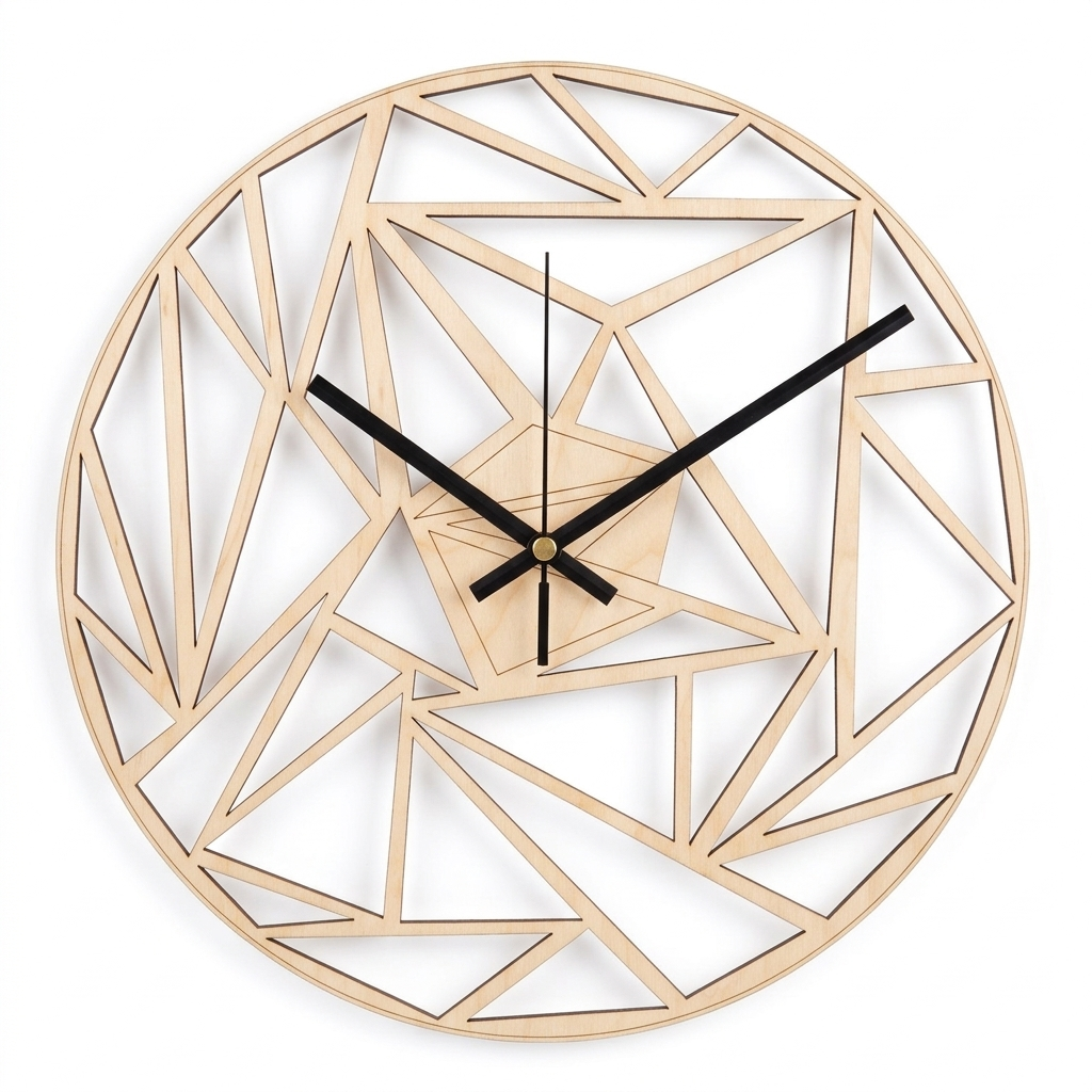 Nordelle™ Geometric Wall Clock