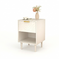 Veloura™ Modern White Nightstand